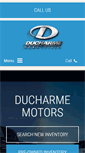 Mobile Screenshot of ducharmemotors.com